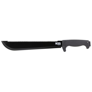 SOG SOGFARI MACHETE BLACK 13" W/STH