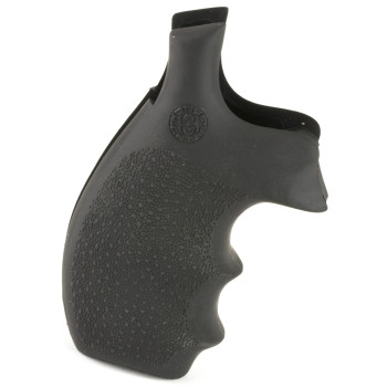 HOGUE GRIP S&W K/L RND BUTT BNTM BLK