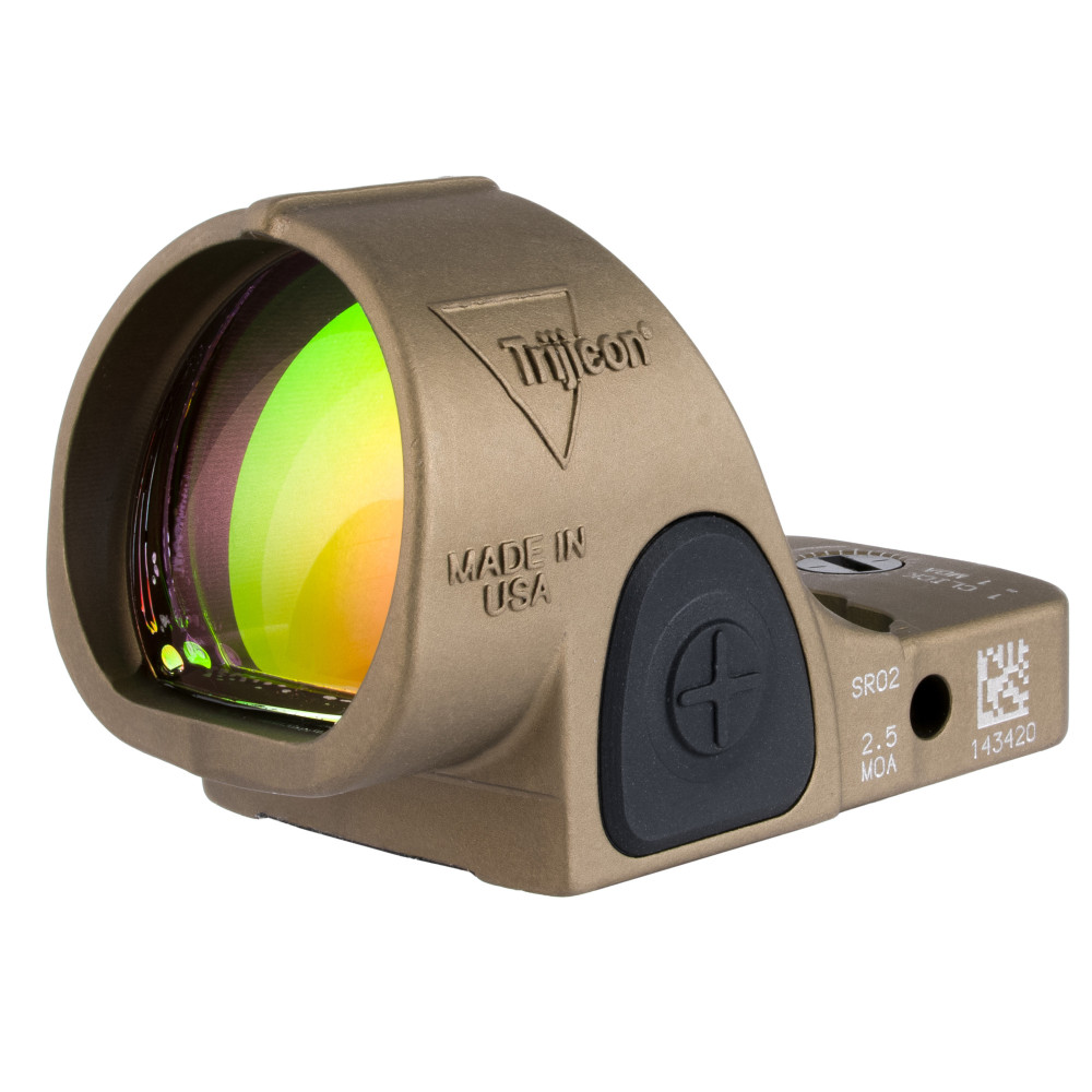 TRIJICON SRO 2.5MOA RED DOT COY BRN
