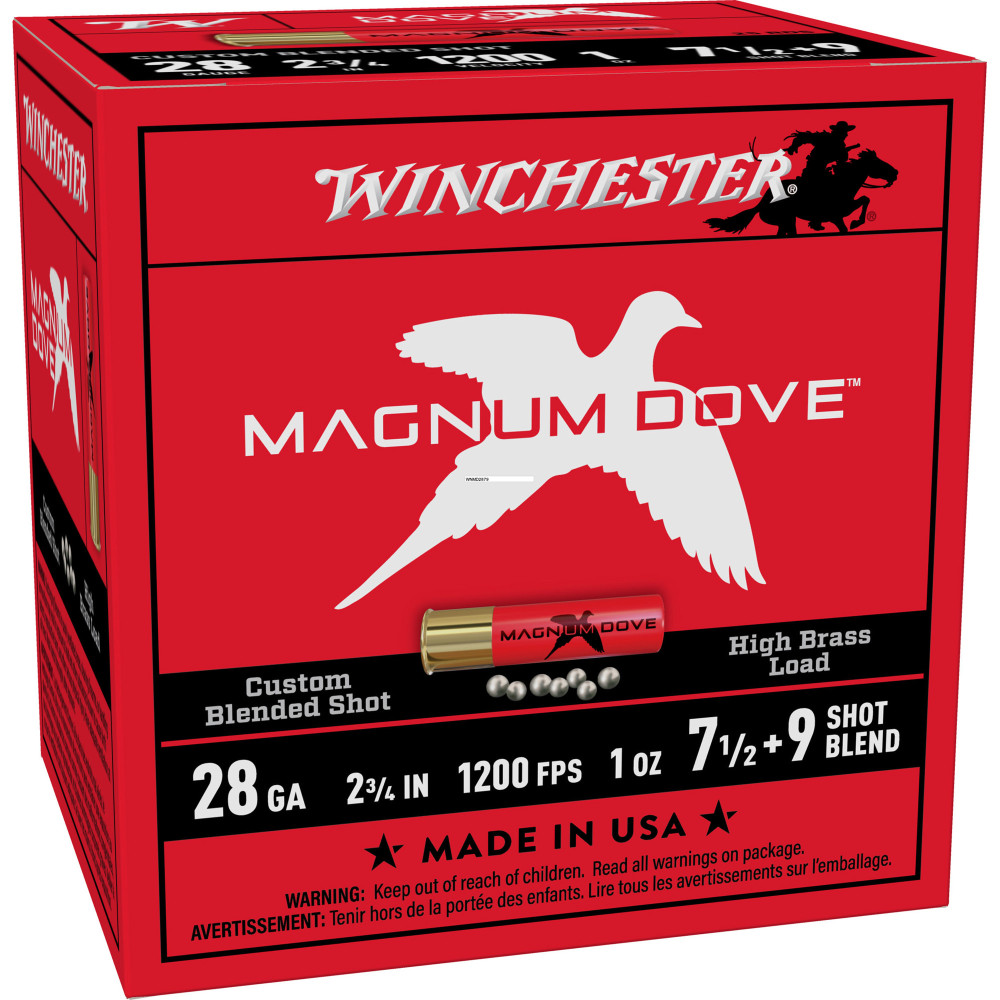 WIN MAG DOV 28G 2.75" #7.5/#9 25/250