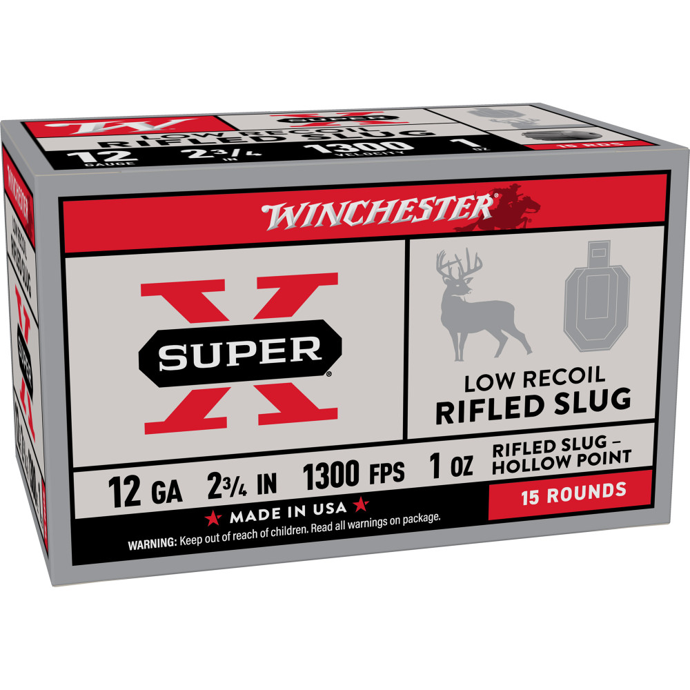 WIN SPR-X 12GA 2.75" RIF SLUG 15/150