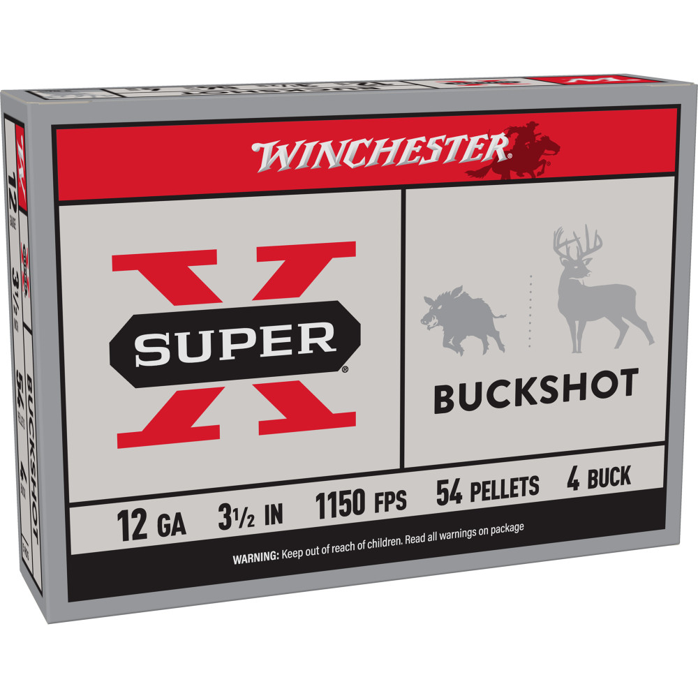 WIN SUPER-X 12GA 3.5" 4 BUCK 5/250