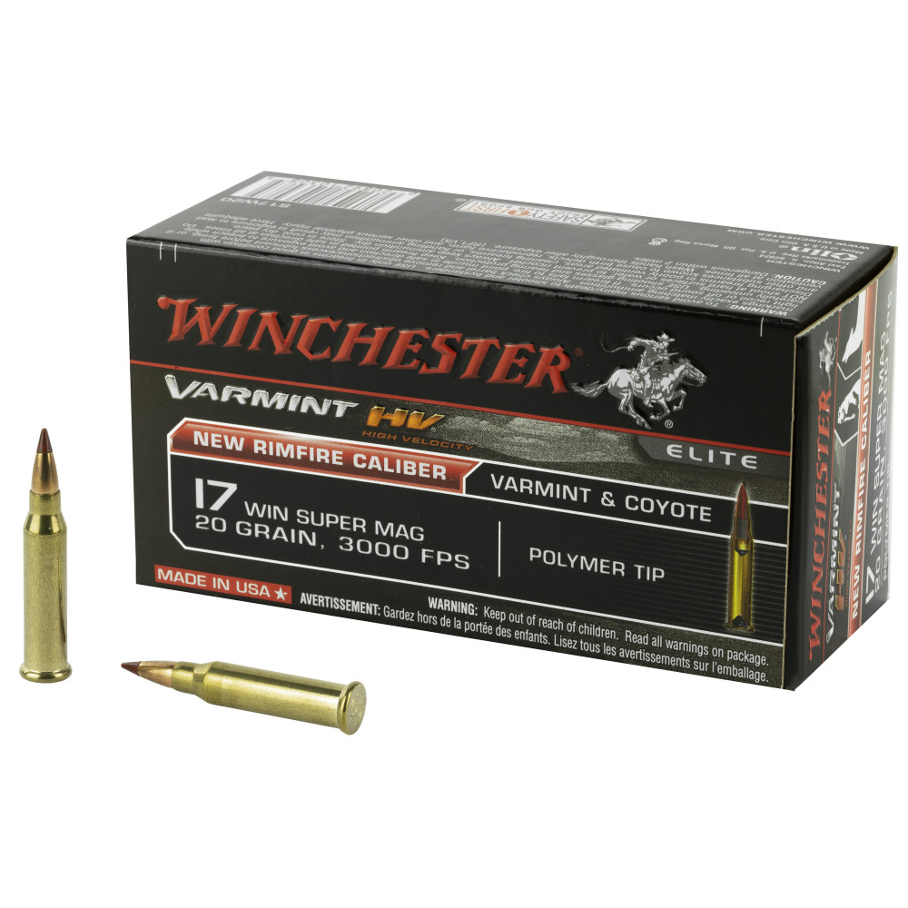 WIN VARMINT HV 17WSM 20GR PT 50/500